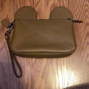 Limited edition Mickey coach wristlet